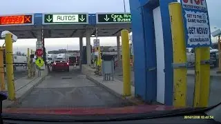 Driving From Hamilton Ontario to Buffalo New York Crossing the Border at Peace Bridge