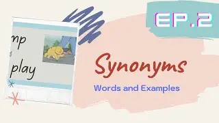 Synonyms l Words and Examples