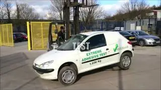 Extraglaze extreme adhesive test
