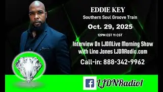 #LJDNLive Morning Show Interviews Eddie Key 🏆2025 LJ Diamond Music Award Winner