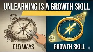 The Art of Unlearning (For Visual Learners) 🧠 #Unlearning #GrowthMindset #VisualLearning