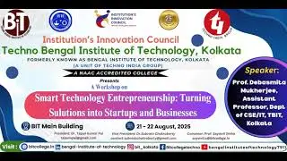 Hands-on Workshop on  Cutting Edge Technology: Turning Solutions for Startup and Entrepreneurship