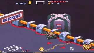 BIKER MICE FROM MARS, Race 5, Grease Pit, Super Hard