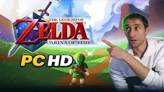 👉 Zelda Ocarina of Time en PC HD 😱 Link Adulto DESPIERTA | Espada Maestra + Epona
