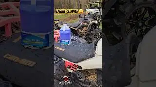 ATV 4wheeeler engine cleaner. End of the year clean and maintenance. #offroadcleaner #nu-brite #diy