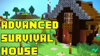 Minecraft: Advanced Survival House Tutorial Xbox/PE/PC/PS3/PS4