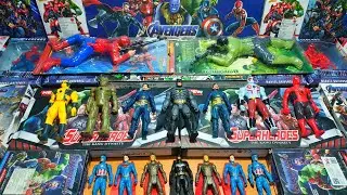 AVENGERS TOYS/Action Figures/Unboxing/Cheap Price/Spiderman,Thanos,Thor,Batman,Hulk/Toys.#eps 357