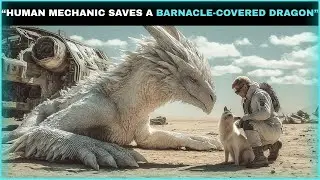 She Sought Help from a Human Mechanic for Her Ill Albino Dragon Mother, Covered in Barnacles