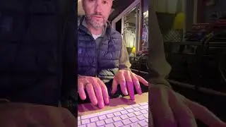 Finger taps on table exercise.
