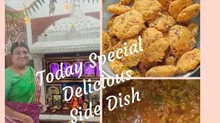 Today Special Delicious side dish/Happy New year Prayer 