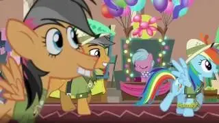 Rainbow Dash and Quibble Pants at Daring Do Con