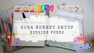 Setting Up Yearly Sinking Funds / 2024 Budget Set Up / Yearly Budget / 7x9 Planner / Beginner Budget