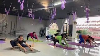 15 minutes warm up before advanced yoga practice  