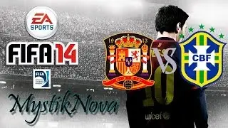 FIFA 14 Amazing Goal Diego Costa min 88 3-2 Espa&ntilde;a - Brasil