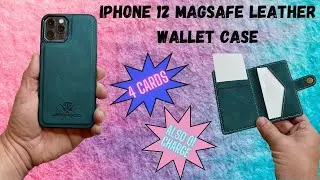 Great Magsafe Leather Wallet Case for iPhone 12