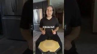 3 Stroke Ruff #drumtechnique #rudiments #rhythm #drums #practicepad #handtechnique #doublestrokes