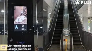 FUJI Elevator and Escalators at Matraman Station, Jakarta