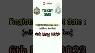 TS ICET-2023 details #tsicet #tsicet2023 #icet #detais