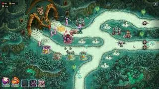 Kingdom Rush Alliance Impossible Hero Challenge - 18. Deepleaf Outpost Campaign - Grimson