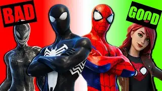 ВСЕ костюмы Человека-паука в Fortnite оценены по рейтингу