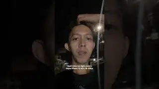 Hasil video low light camera depan iPhone 12 mini, 4k 30fps