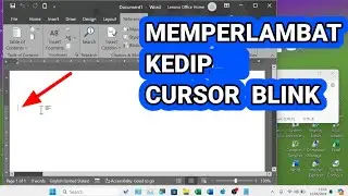 Tutorial Memperlambat Kedip Cursor Blink di Laptop Windows 11