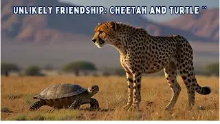 Wild Encounters: The Cheetah and Turtle Connection#cheetah