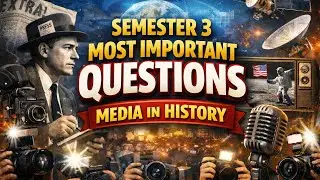media in history semester 3 most important questions #solexam2025 #exam #students #history #dusol 