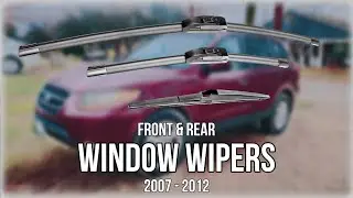 Santa Fe Window Wiper Blades Replacement (Hyundai 2007 - 2012)