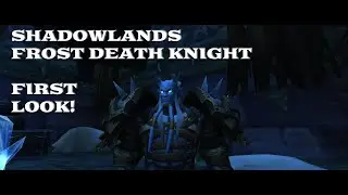 Shadowlands Frost Death Knight - First look!