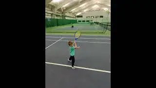 Forehands w/ 4 Year Old #tennis #pov