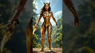Wonder Woman tiger fusion! #WonderTiger #WonderWoman #TigerFusion #SuperheroMashup #DCComics
