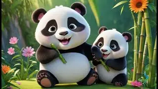Chubby pandas go munch munch munch | English Nursery Rhyme | Kids Songs | Baby Music