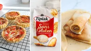 JE TESTE AVEC VOUS UN MIX DE FARINE SANS GLUTEN | Recettes quiche et crêpes sans gluten sans lactose