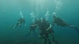 Explorations & Bapt&ecirc;me de plong&eacute;e Anne Thomas Nicolas  Tristan & Fran&ccedil;ois Amed Bali Indon&eacute;sie