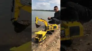 New RC Toy - Random Actions Of Remote Control Trucks Video | RC Construction Truck Toys