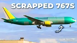 Многочисленные списанные самолеты Boeing 767