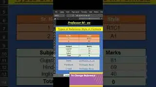 Change formula reference style in ms excel