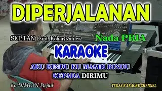 DIPERJALANAN Karaoke Nada Pria I Teras Karaoke Channel I Live Musik Record