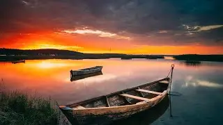 Rowing Boat sounds, relax and fall to sleep, 10 hours