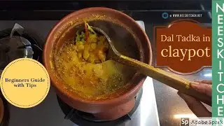 How to make simple dal fry in clay pot - with tips | Toor Dal | Yellow lentils