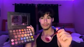 ASMR Guy in the back of the class Does Your Makeup