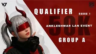 ANKALESHWAR SEASON 2  QUALIFER  PRESENT BY VJ ESPORTS  IS LIVE || BGMI 2026 || LAN EVENT || GROUP B