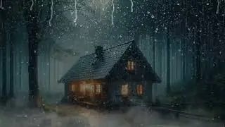 Fall Asleep Fast in 3 Minutes ith Heavy Rain and Thunderstorm Sounds on Roof At Night �
