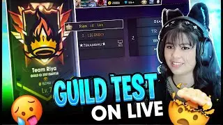 1V2 Guild Test And Id Reactions Cute Girl 🔥💀#freefire#live#girlgamer #shortsfeed #freefireindia