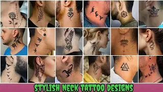 How to make neck tattoo design | Tattoo Designs | गर्दन पर टैटू डिजाइन 👌👌