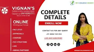 Vignan's University Online Education Review: University Review| Complete Details