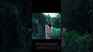 Atmospheric particles &mdash; GIRL IN THE NATURE TUNNEL &mdash; After Effects
