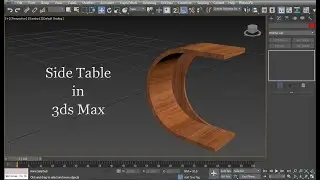 Side table in 3d max | side table modeling in 3ds max | side table design in 3d max | table modeling