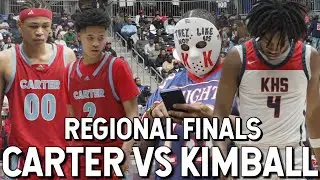 Rivals Face Off in UIL Playoffs | Carter vs Kimball | Texas High School Basketball | DFW Hoops